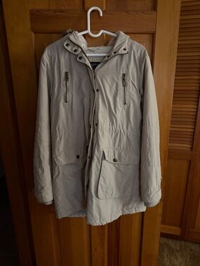 Apt. 9 women’s  Beige Hooded Field Parka